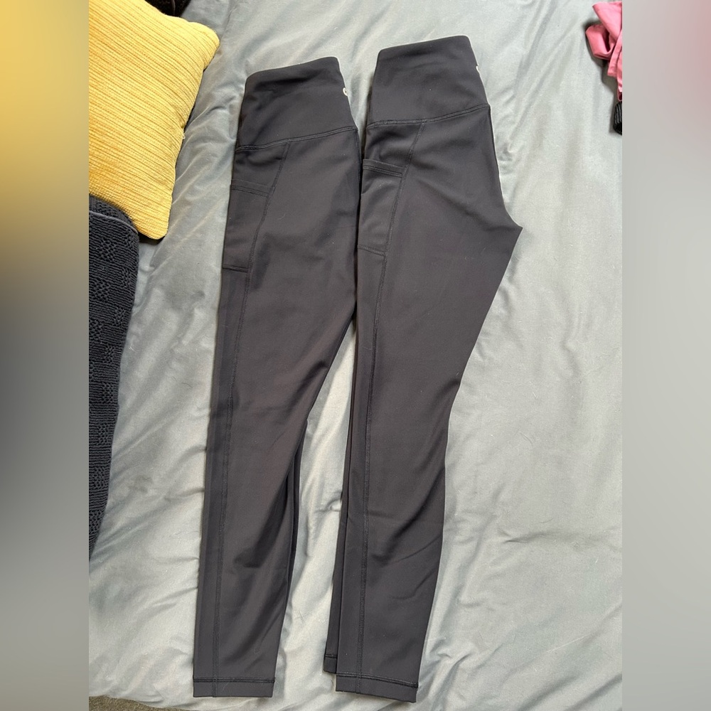 90 Degree By Reflex Black Full-Length Leggings